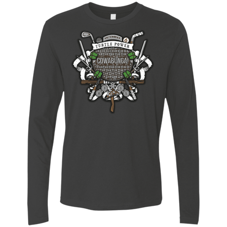 T-Shirts Heavy Metal / Small Turtle Power! Men's Premium Long Sleeve