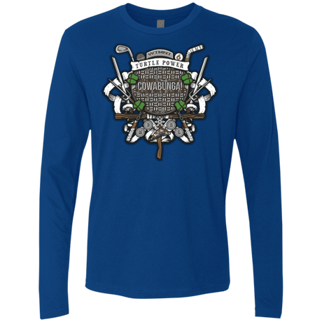 T-Shirts Royal / Small Turtle Power! Men's Premium Long Sleeve
