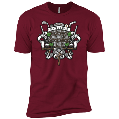 T-Shirts Cardinal / X-Small Turtle Power! Men's Premium T-Shirt