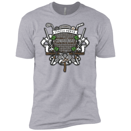 T-Shirts Heather Grey / X-Small Turtle Power! Men's Premium T-Shirt