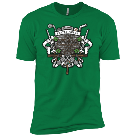 T-Shirts Kelly Green / X-Small Turtle Power! Men's Premium T-Shirt
