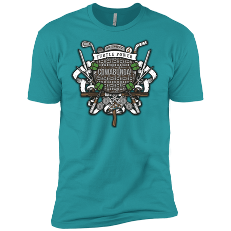 T-Shirts Tahiti Blue / X-Small Turtle Power! Men's Premium T-Shirt