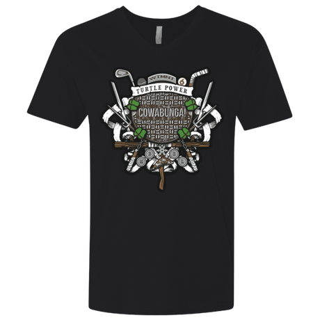 T-Shirts Black / X-Small Turtle Power! Men's Premium V-Neck
