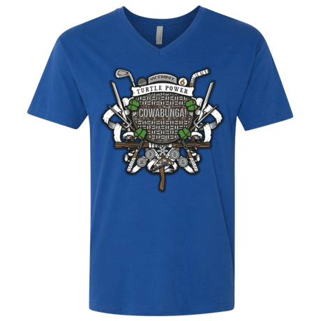 T-Shirts Royal / X-Small Turtle Power! Men's Premium V-Neck