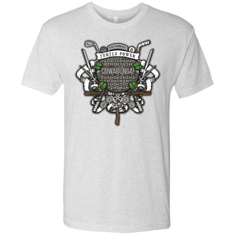 T-Shirts Heather White / Small Turtle Power! Men's Triblend T-Shirt