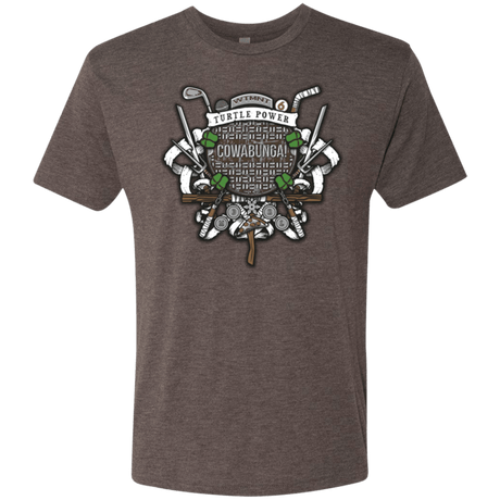 T-Shirts Macchiato / Small Turtle Power! Men's Triblend T-Shirt