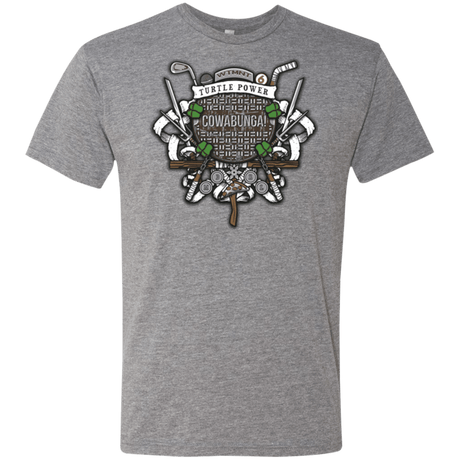 T-Shirts Premium Heather / Small Turtle Power! Men's Triblend T-Shirt