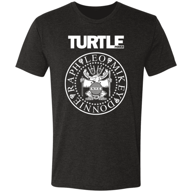 T-Shirts Vintage Black / S Turtle Power Men's Triblend T-Shirt