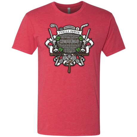 T-Shirts Vintage Red / Small Turtle Power! Men's Triblend T-Shirt