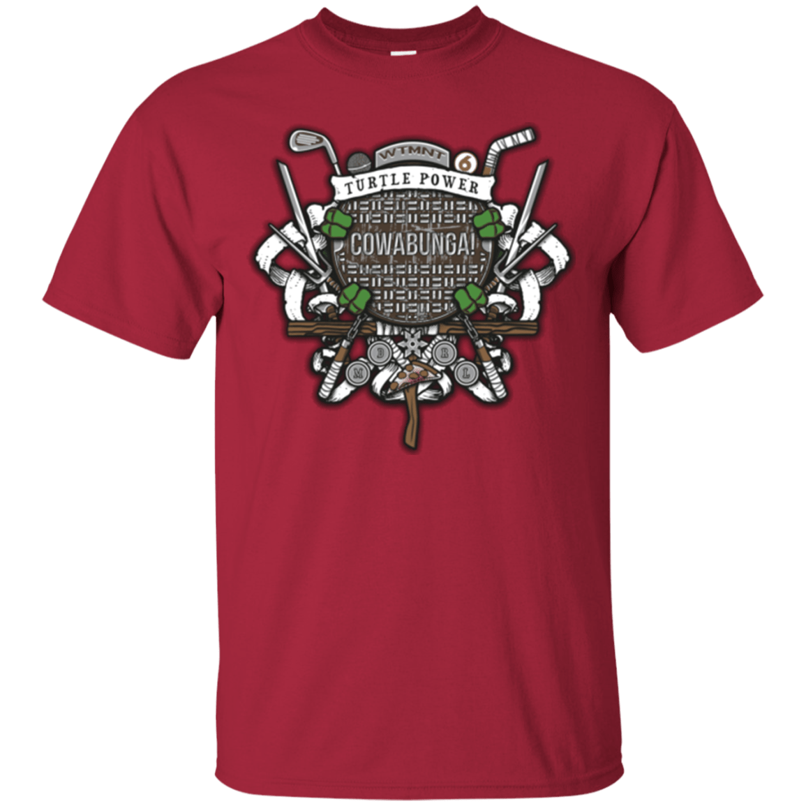 T-Shirts Cardinal / Small Turtle Power! T-Shirt
