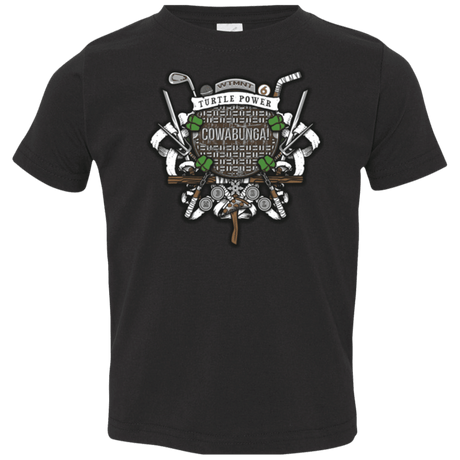 T-Shirts Black / 2T Turtle Power! Toddler Premium T-Shirt