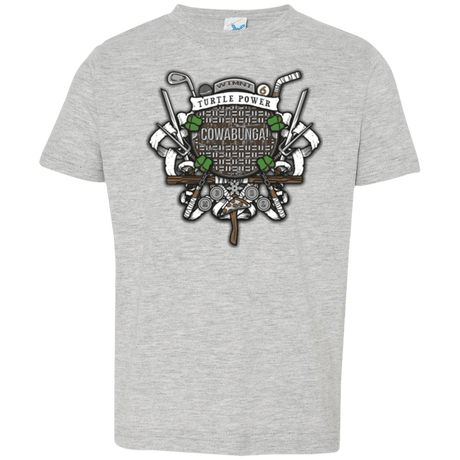 T-Shirts Heather / 2T Turtle Power! Toddler Premium T-Shirt