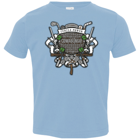 T-Shirts Light Blue / 2T Turtle Power! Toddler Premium T-Shirt