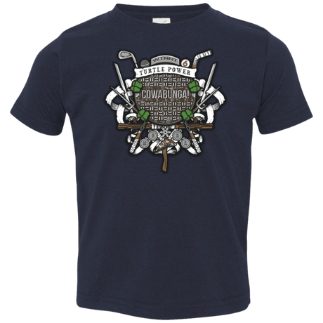 T-Shirts Navy / 2T Turtle Power! Toddler Premium T-Shirt