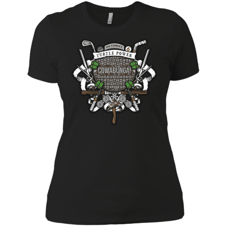 T-Shirts Black / X-Small Turtle Power! Women's Premium T-Shirt