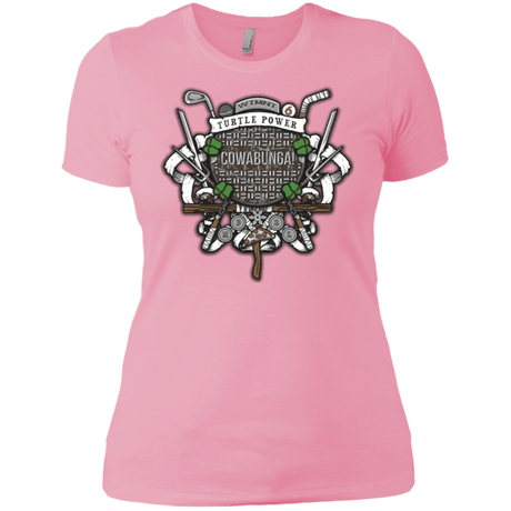 T-Shirts Light Pink / X-Small Turtle Power! Women's Premium T-Shirt
