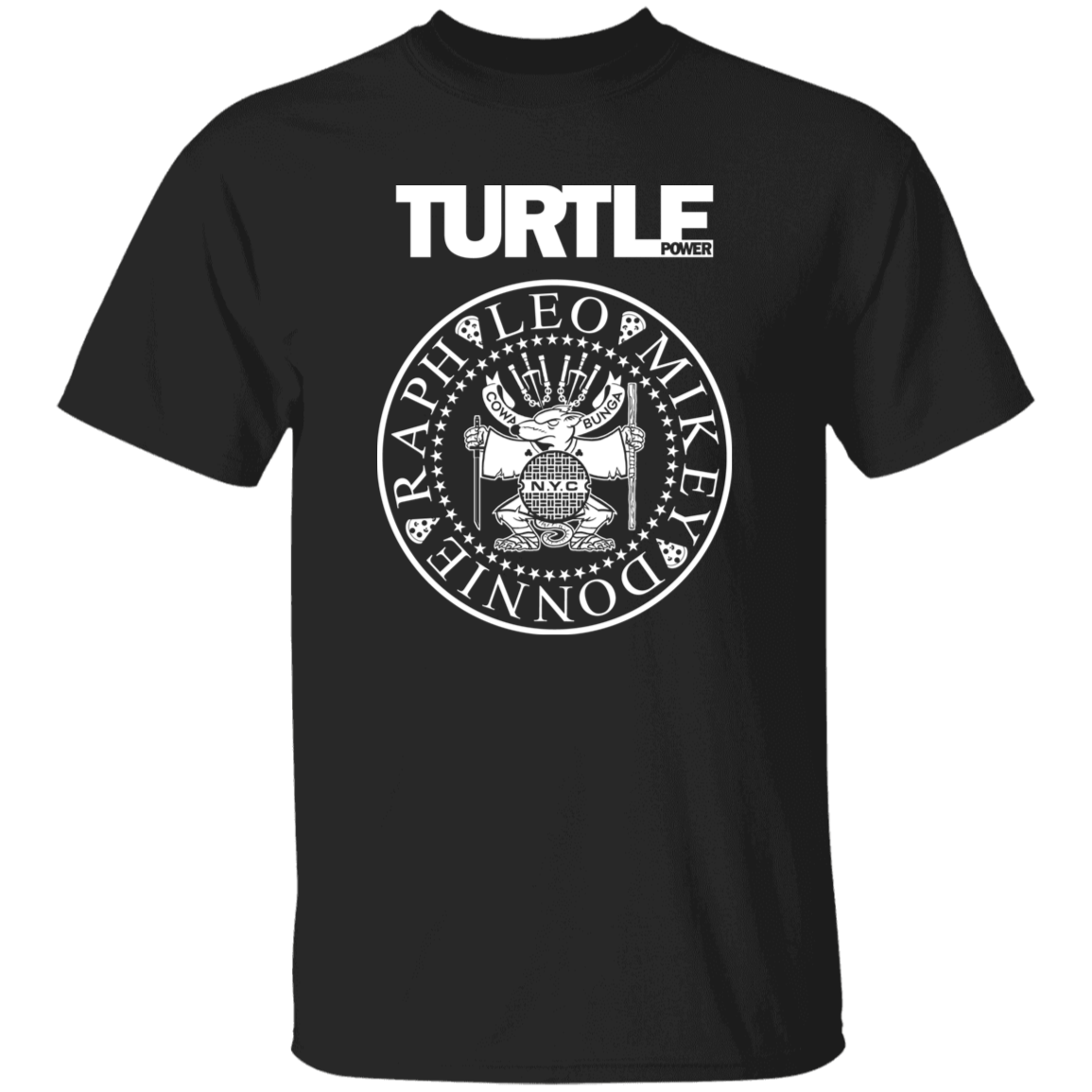 T-Shirts Black / YXS Turtle Power Youth T-Shirt