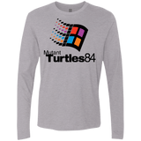 T-Shirts Heather Grey / Small Turtles 84 Men's Premium Long Sleeve