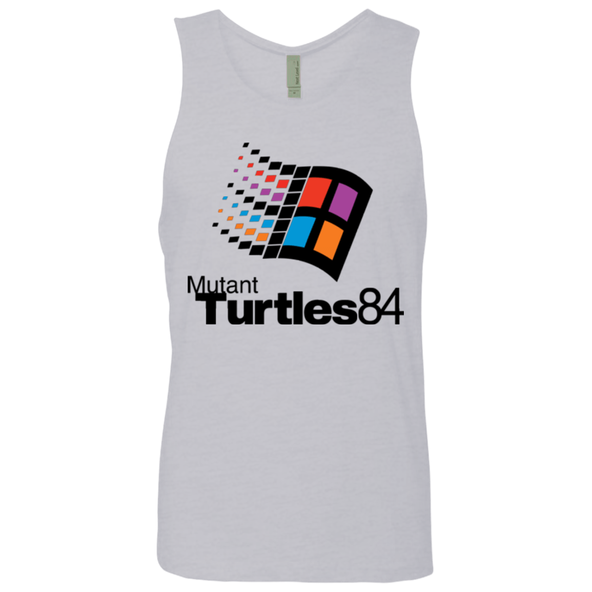 T-Shirts Heather Grey / Small Turtles 84 Men's Premium Tank Top