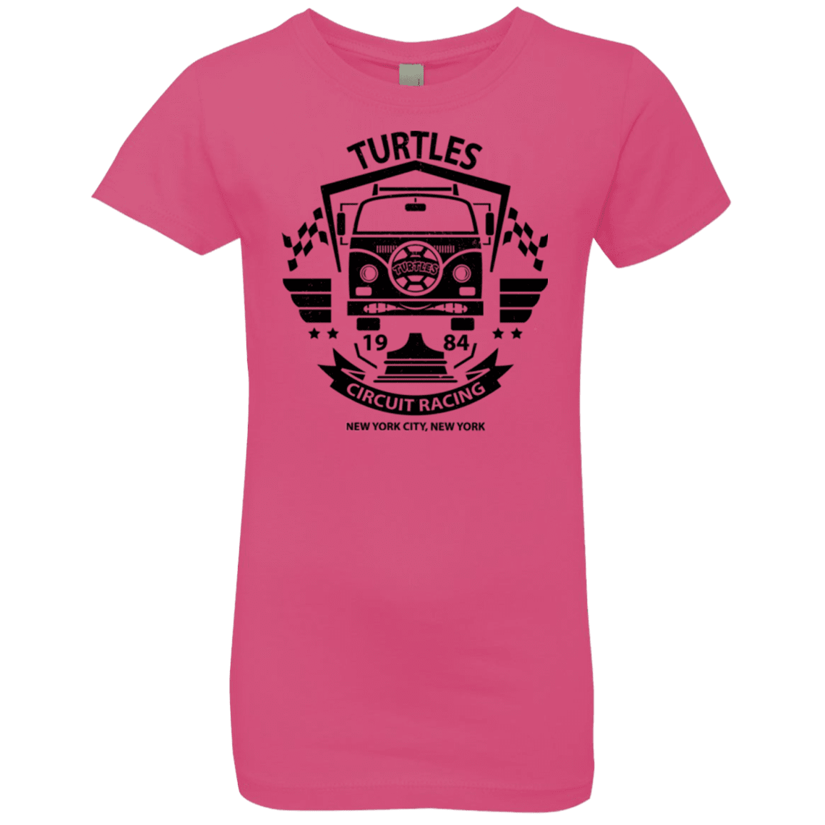 T-Shirts Hot Pink / YXS Turtles Circuit Girls Premium T-Shirt