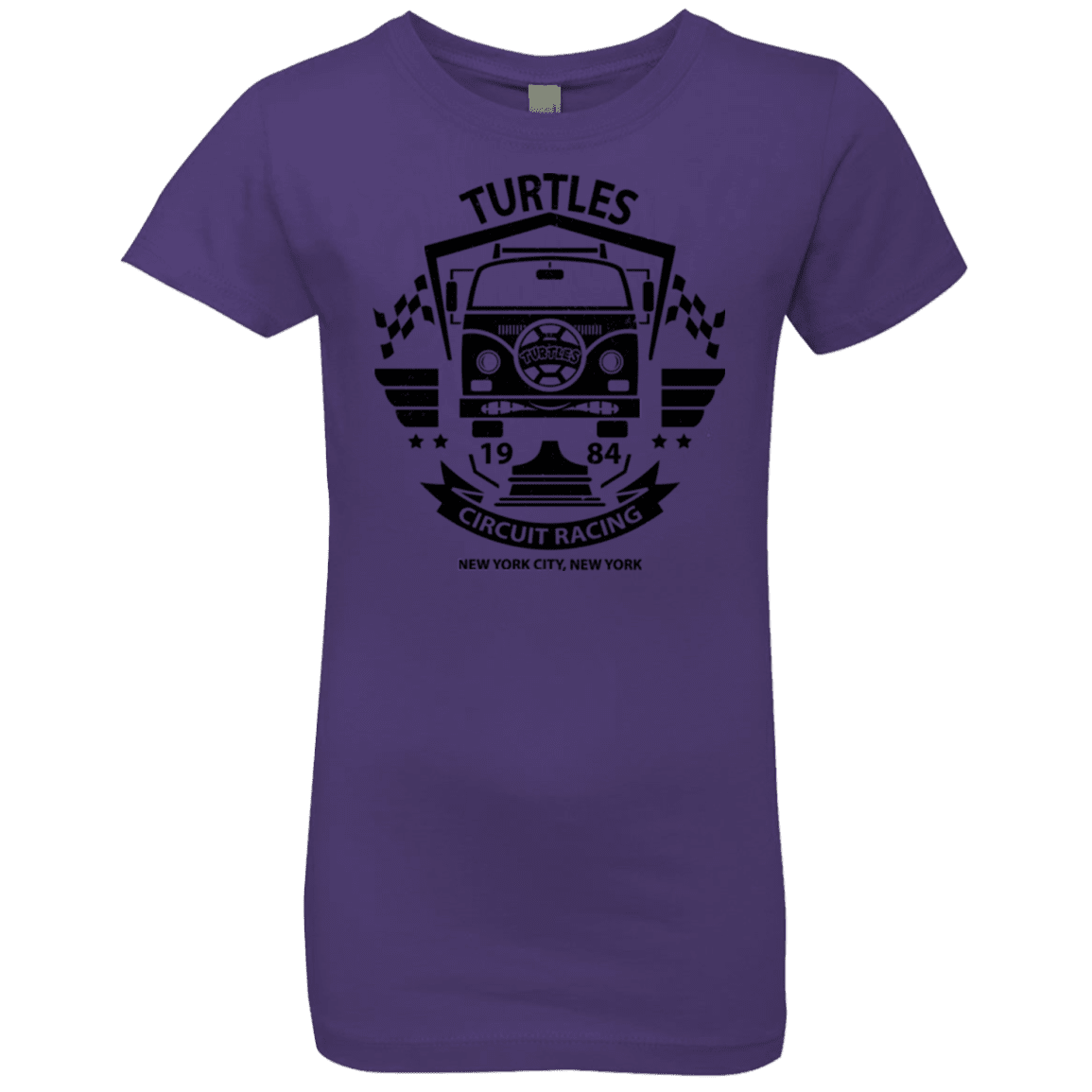 T-Shirts Purple Rush / YXS Turtles Circuit Girls Premium T-Shirt