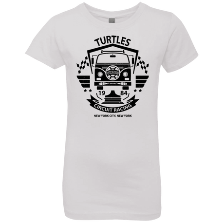 T-Shirts White / YXS Turtles Circuit Girls Premium T-Shirt