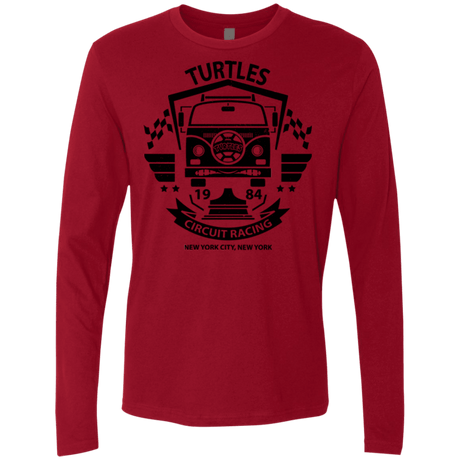 T-Shirts Cardinal / Small Turtles Circuit Men's Premium Long Sleeve
