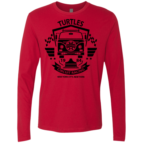 T-Shirts Red / Small Turtles Circuit Men's Premium Long Sleeve