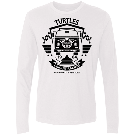 T-Shirts White / Small Turtles Circuit Men's Premium Long Sleeve