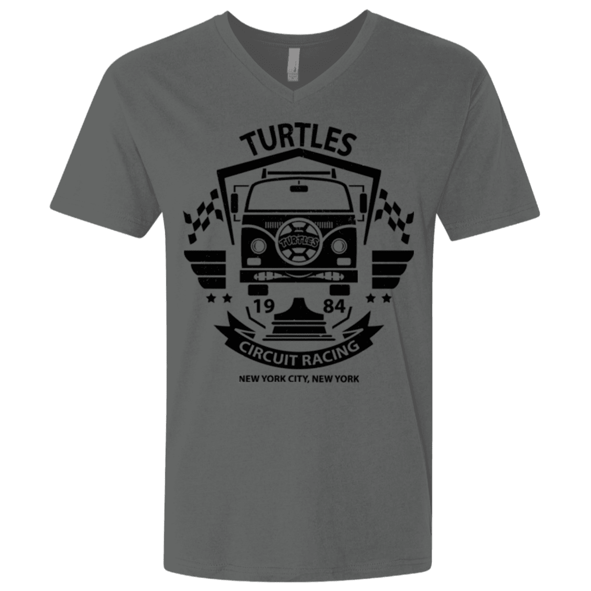 T-Shirts Heavy Metal / X-Small Turtles Circuit Men's Premium V-Neck