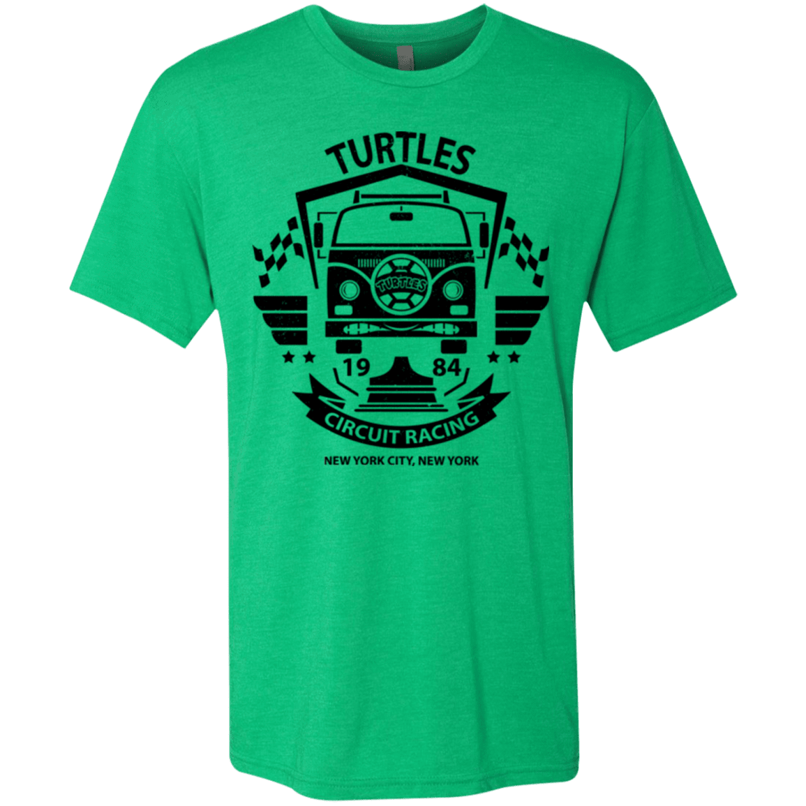 T-Shirts Envy / Small Turtles Circuit Men's Triblend T-Shirt