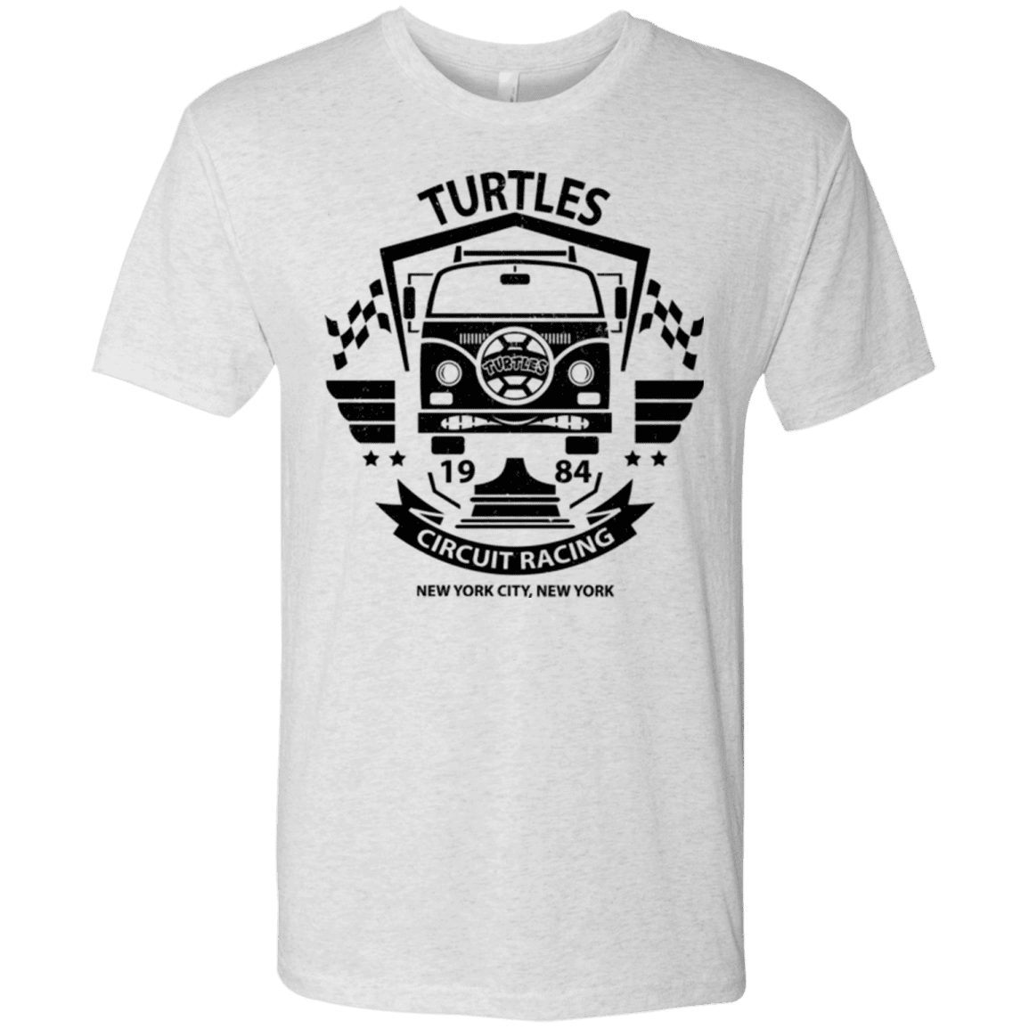 T-Shirts Heather White / Small Turtles Circuit Men's Triblend T-Shirt