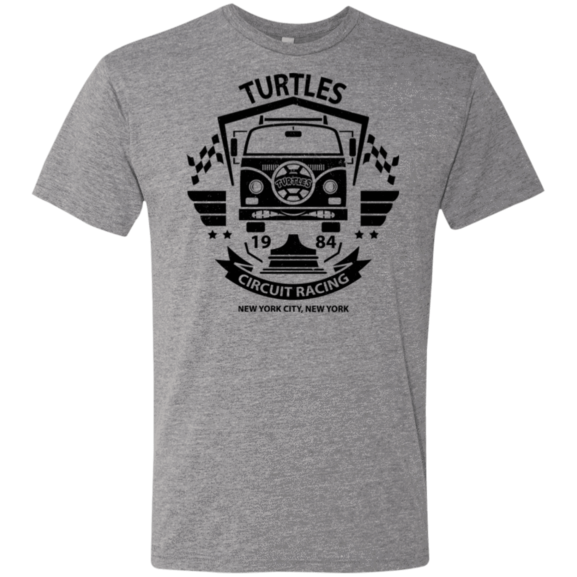 T-Shirts Premium Heather / Small Turtles Circuit Men's Triblend T-Shirt