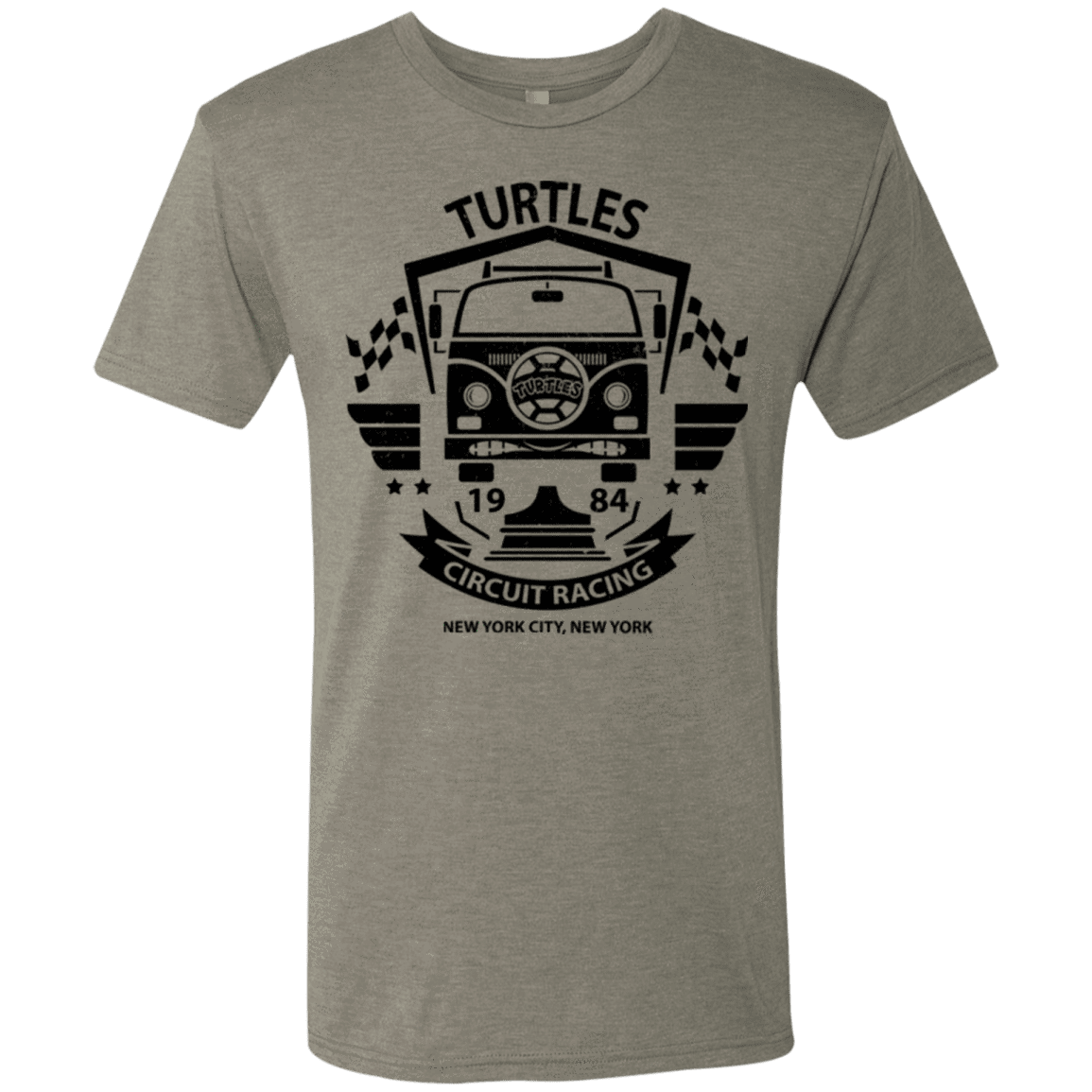 T-Shirts Venetian Grey / Small Turtles Circuit Men's Triblend T-Shirt