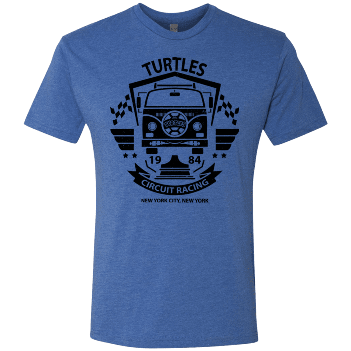 T-Shirts Vintage Royal / Small Turtles Circuit Men's Triblend T-Shirt