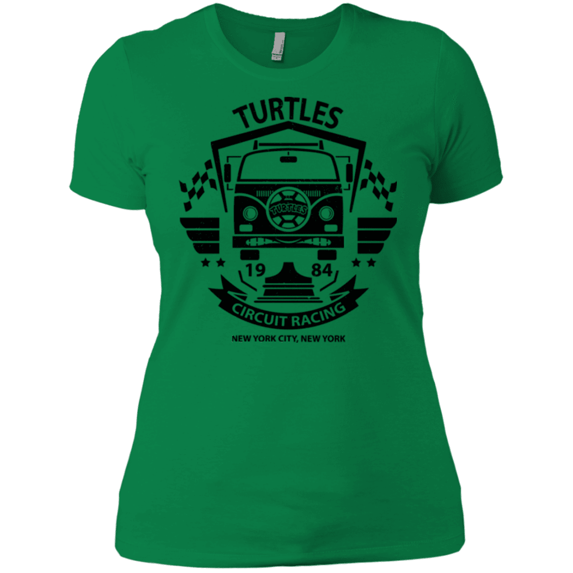 T-Shirts Kelly Green / X-Small Turtles Circuit Women's Premium T-Shirt