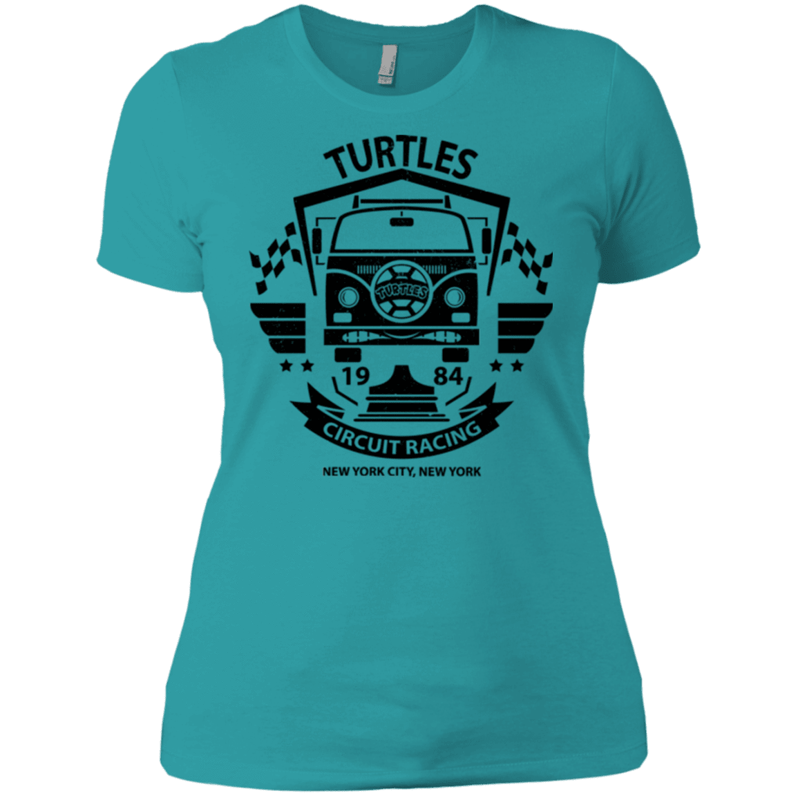 T-Shirts Tahiti Blue / X-Small Turtles Circuit Women's Premium T-Shirt