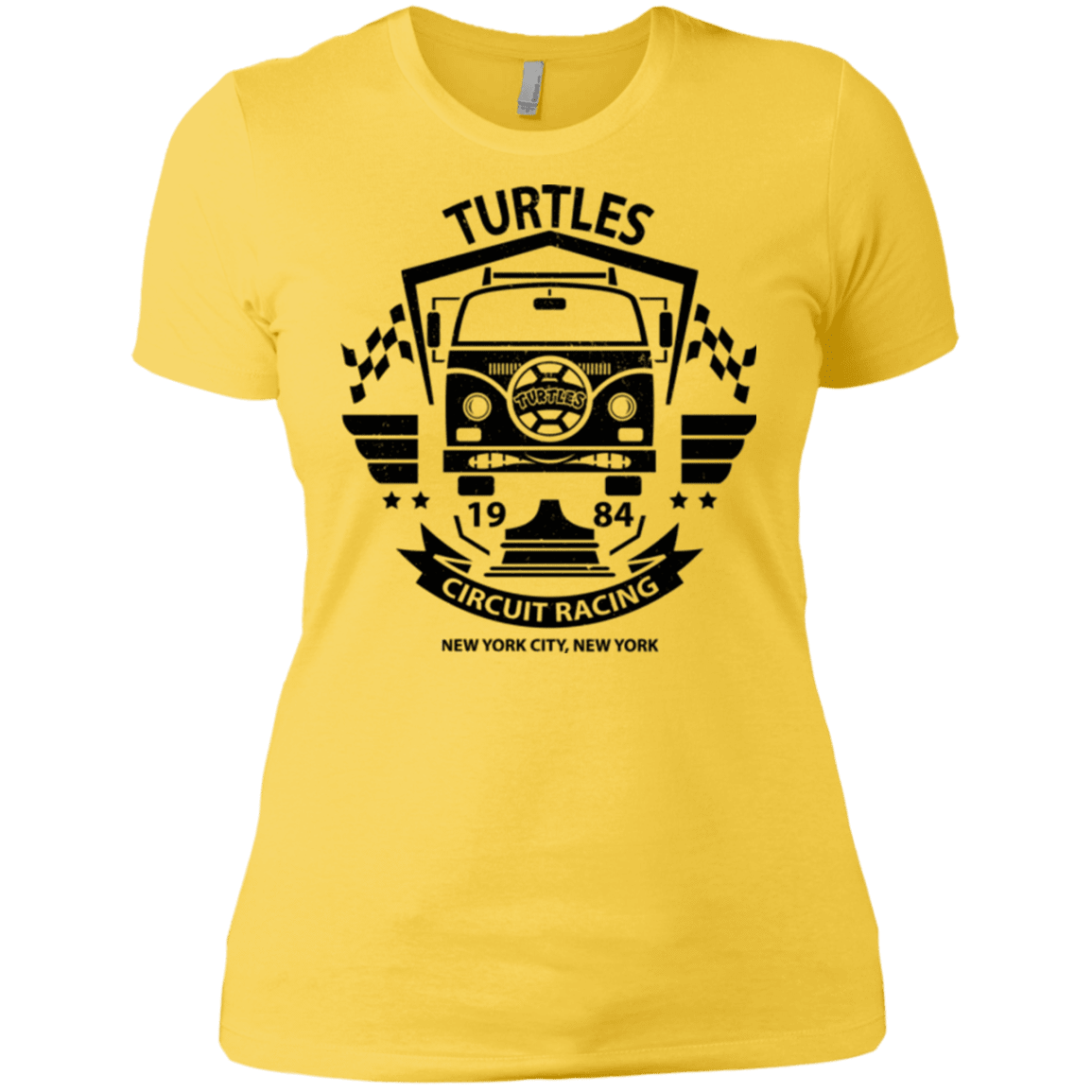 T-Shirts Vibrant Yellow / X-Small Turtles Circuit Women's Premium T-Shirt