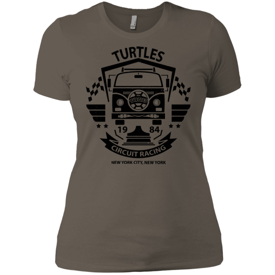 T-Shirts Warm Grey / X-Small Turtles Circuit Women's Premium T-Shirt