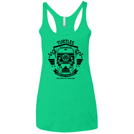 T-Shirts Envy / X-Small Turtles Circuit Women's Triblend Racerback Tank