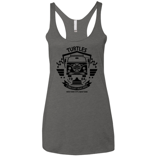 T-Shirts Premium Heather / X-Small Turtles Circuit Women's Triblend Racerback Tank