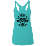 T-Shirts Tahiti Blue / X-Small Turtles Circuit Women's Triblend Racerback Tank