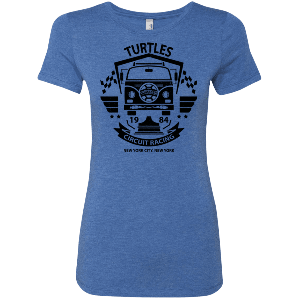 T-Shirts Vintage Royal / Small Turtles Circuit Women's Triblend T-Shirt