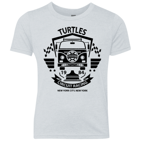 T-Shirts Heather White / YXS Turtles Circuit Youth Triblend T-Shirt