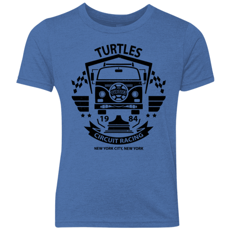 T-Shirts Vintage Royal / YXS Turtles Circuit Youth Triblend T-Shirt