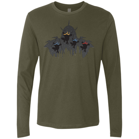T-Shirts Military Green / Small Turtles Men's Premium Long Sleeve
