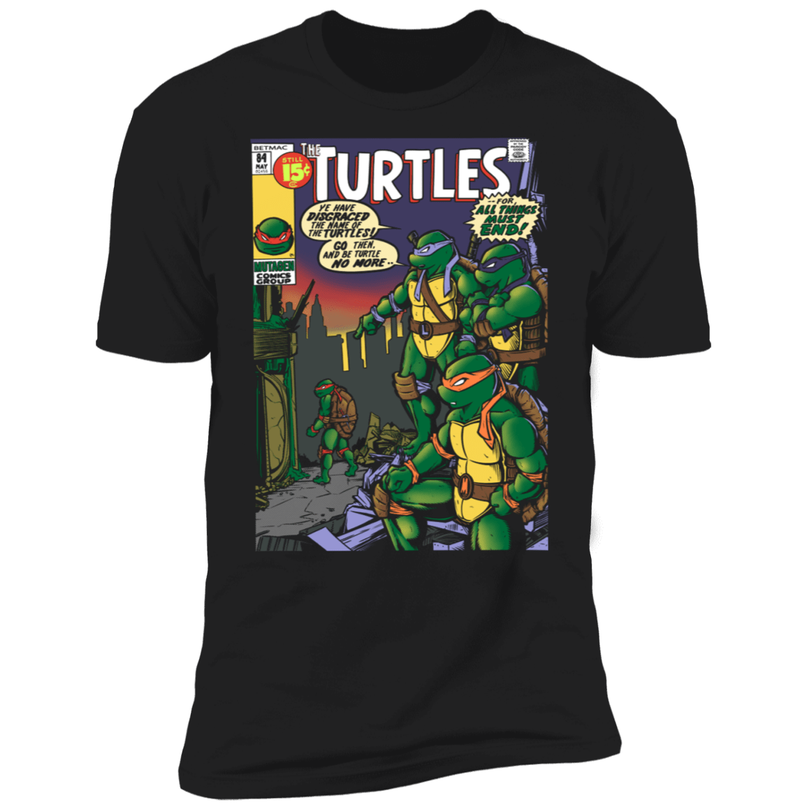 T-Shirts Black / X-Small TURTLES Men's Premium T-Shirt