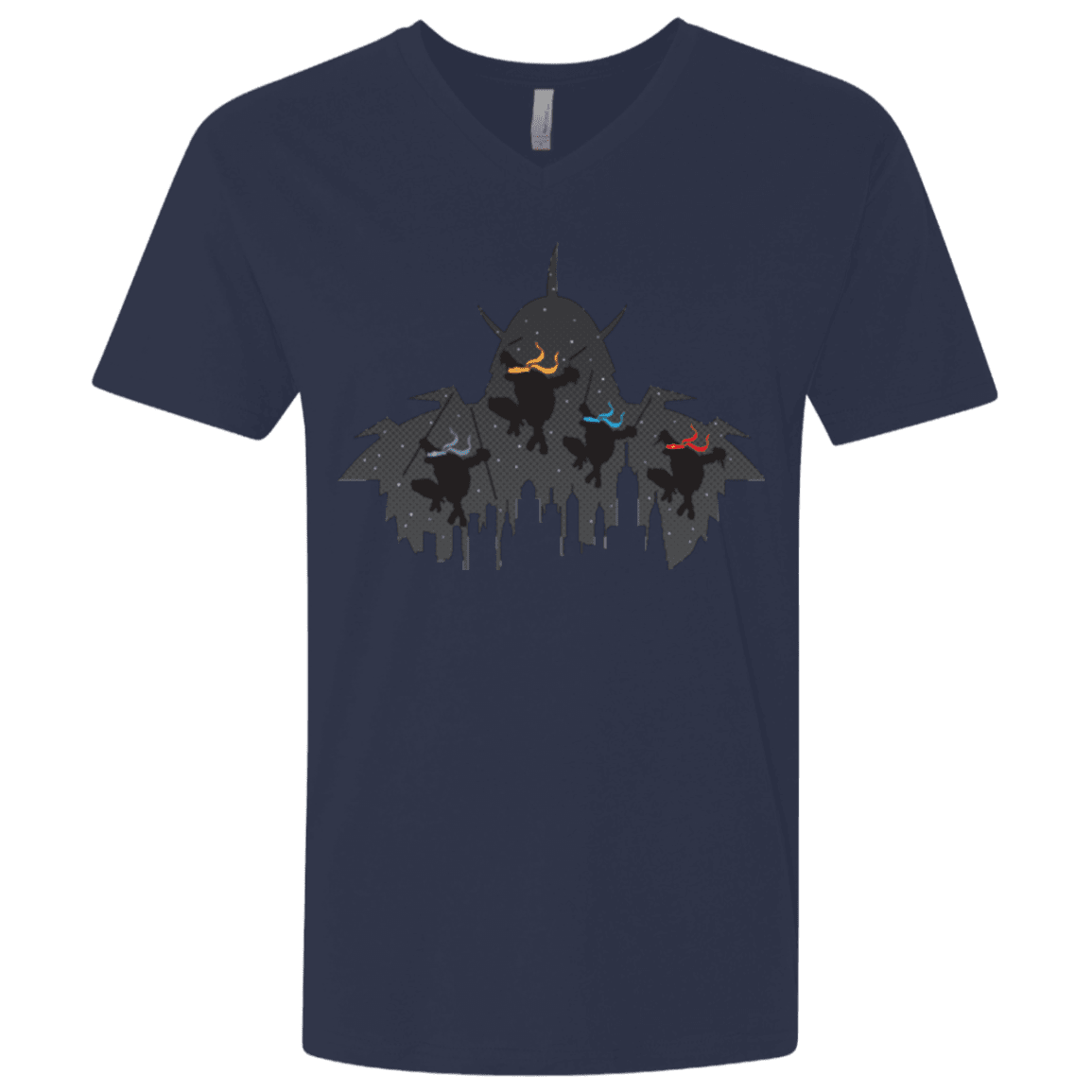 T-Shirts Midnight Navy / X-Small Turtles Men's Premium V-Neck