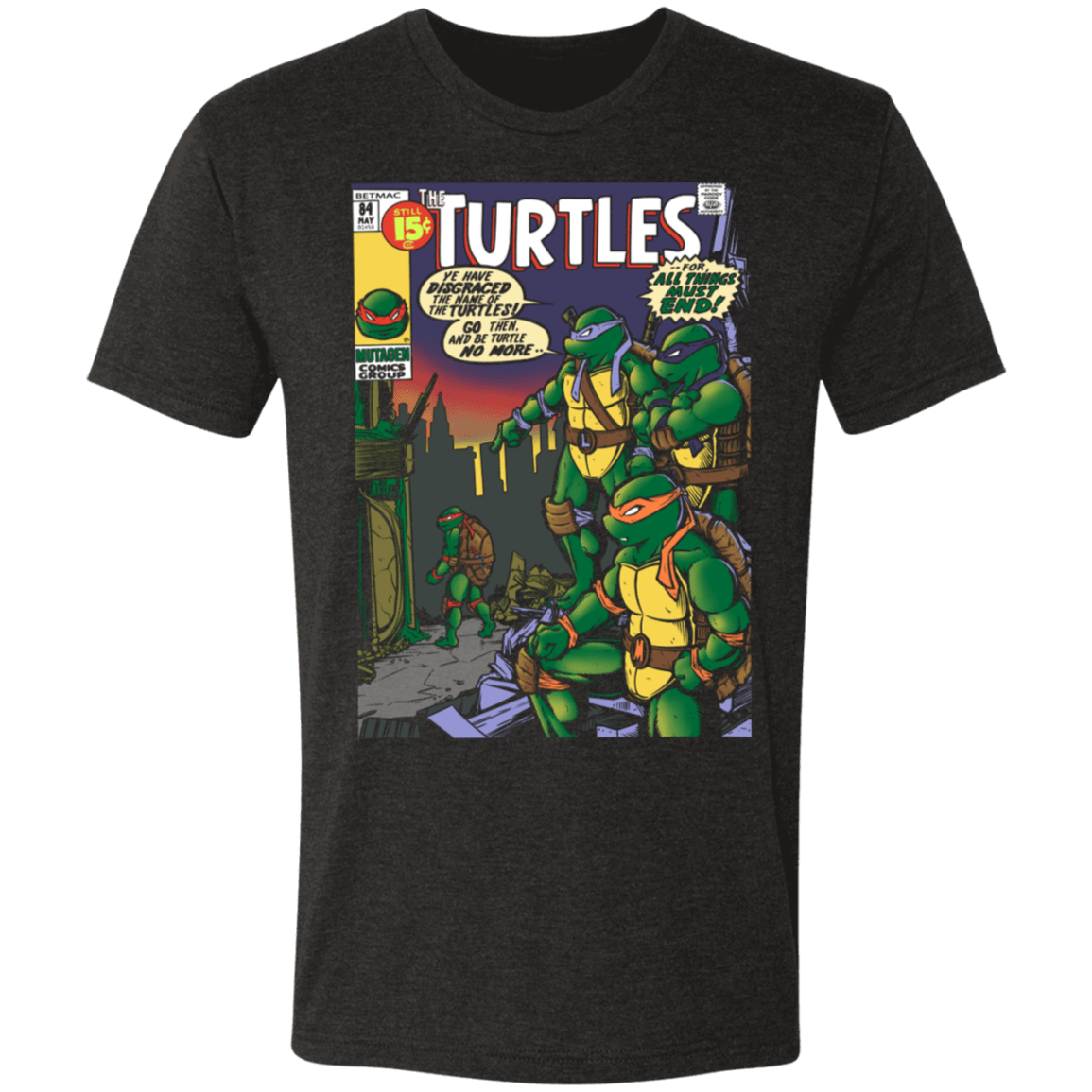 T-Shirts Vintage Black / S TURTLES Men's Triblend T-Shirt