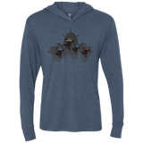 T-Shirts Indigo / X-Small Turtles Triblend Long Sleeve Hoodie Tee